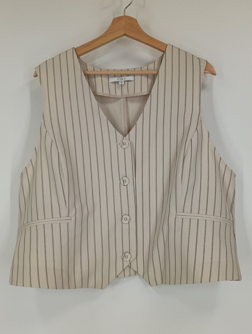 Cleo Pinstripe Vest Top